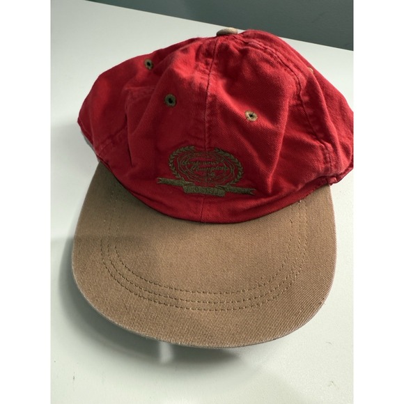 Other - Fossil Worldwide Vintage 1992 Hat Watches Red Flex Fix Dad Hat Cap